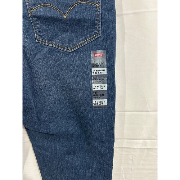 Levi’s Jeans Women’s  Size 14 High-Rise Skinny - Picture 3 of 10